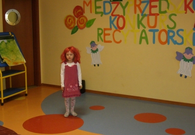 Międzyprzedszkolny Konkurs Recytatorski
